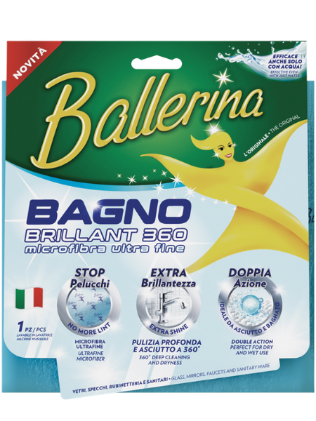  BALLERINA BAGNO BRILLANT MICROFIBRA