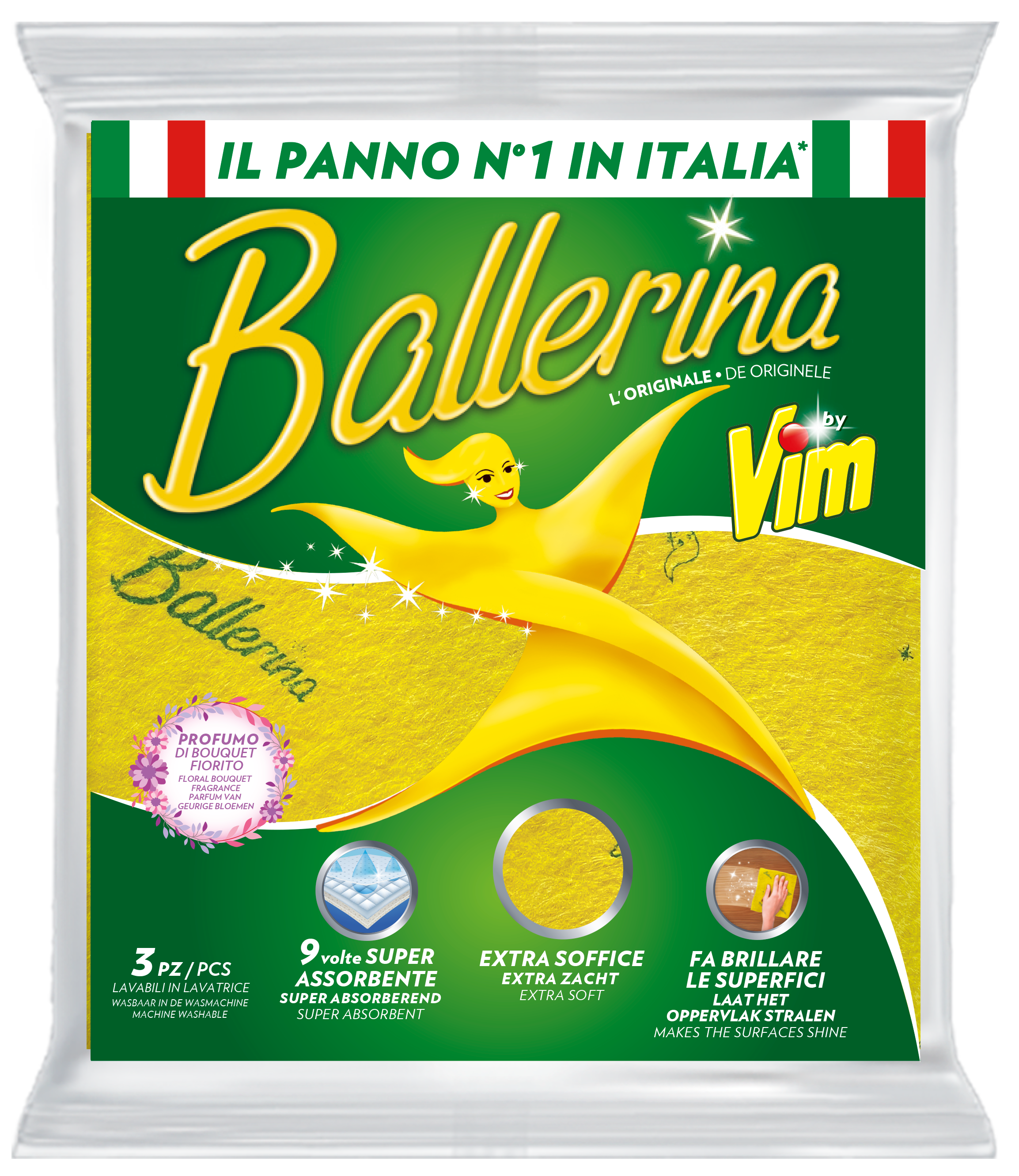 Panno Giallo Ballerina Profumato